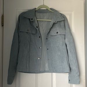 Blue SHEIN Jacket